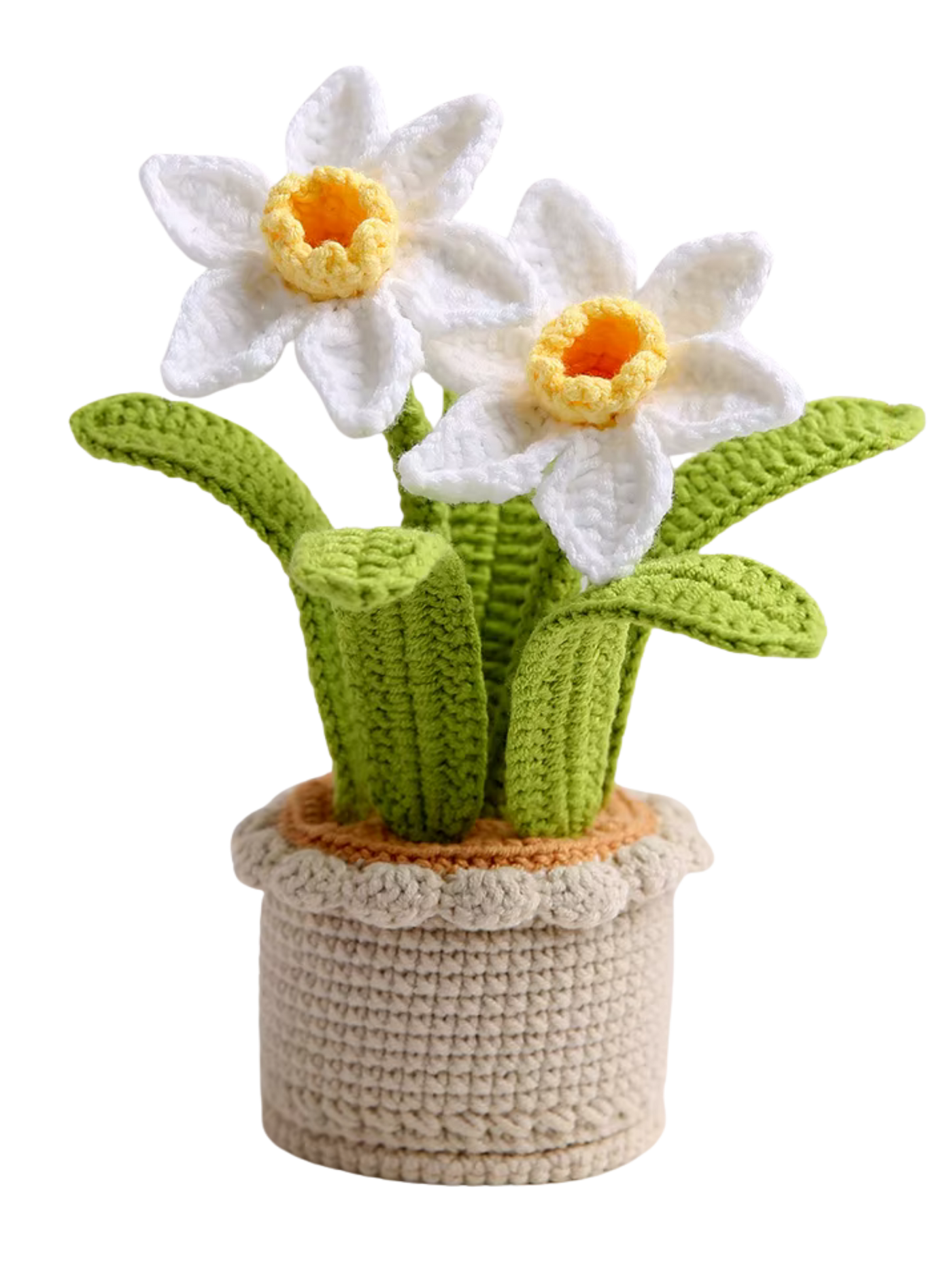 Gehäkelte Blumentöpfe