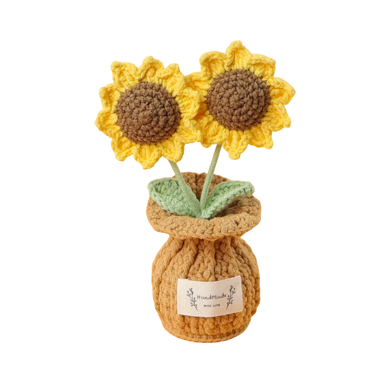 Gehäkelte Blumentöpfe