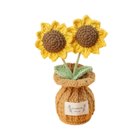 Gehäkelte Blumentöpfe